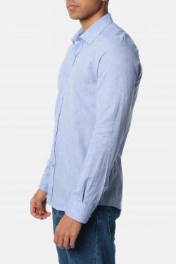 CHEMISE UNIE RON-XXL-BLEU