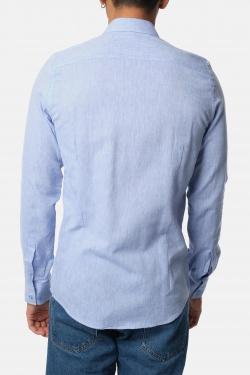 CHEMISE UNIE RON-XXL-BLEU