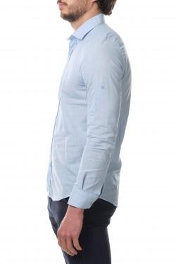 CHEMISE UNIE RON-3XL-BLEU