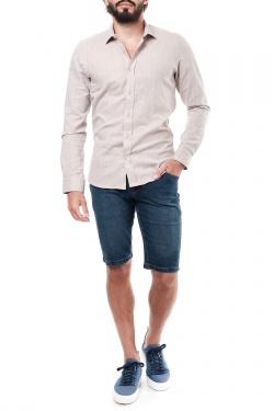 CHEMISE UNIE RON-3XL-BLEU