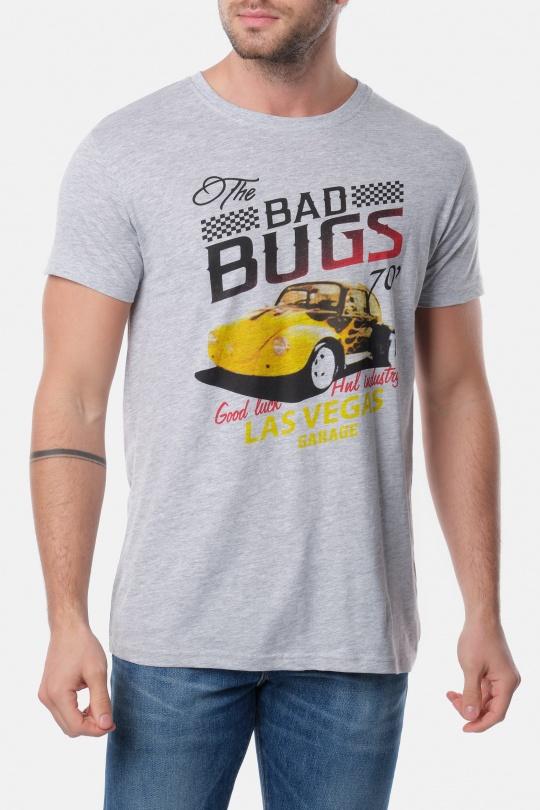T-SHIRT IMPRIMÉ BABIDI-2-GRIS