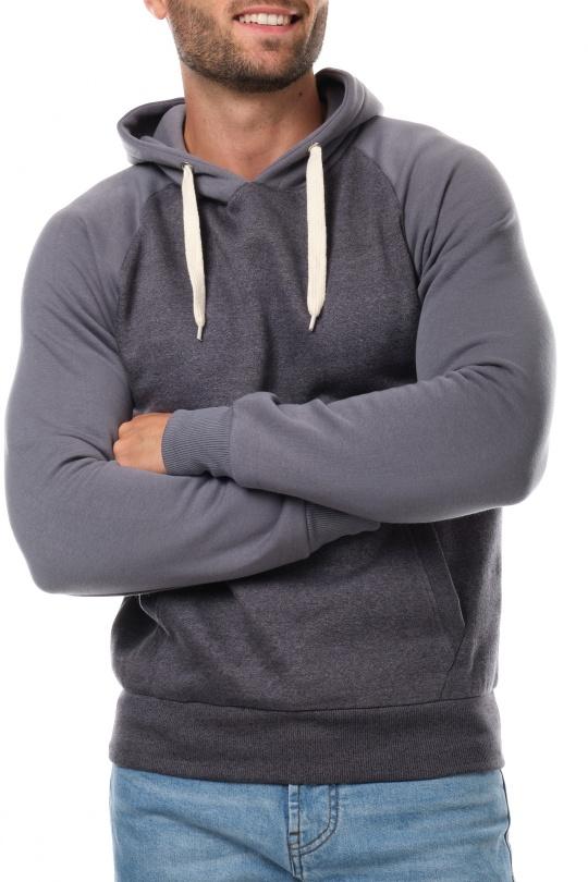 GRANDLE-SWEAT À CAPUCHE-GRIS