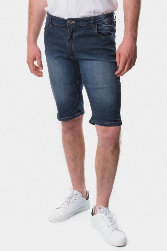 BERMUDA JEAN CHOPPER-BLEU BRUT