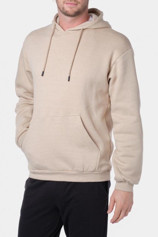 SWEAT A CAPUCHE GETO-BEIGE