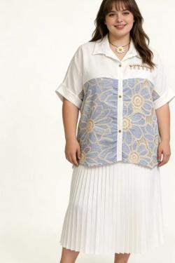 IT17921 GROSSES FLEURS-BLANC