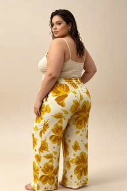 2WP601-1 FLEUR-jaune-JAUNE