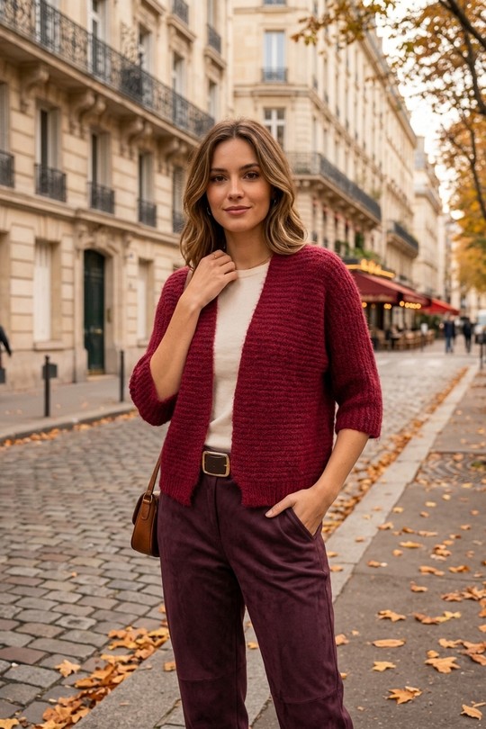 QD 26283-ROUGE FONCÉ