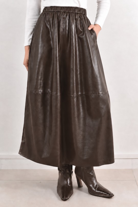 SKIRT 609-MARRON