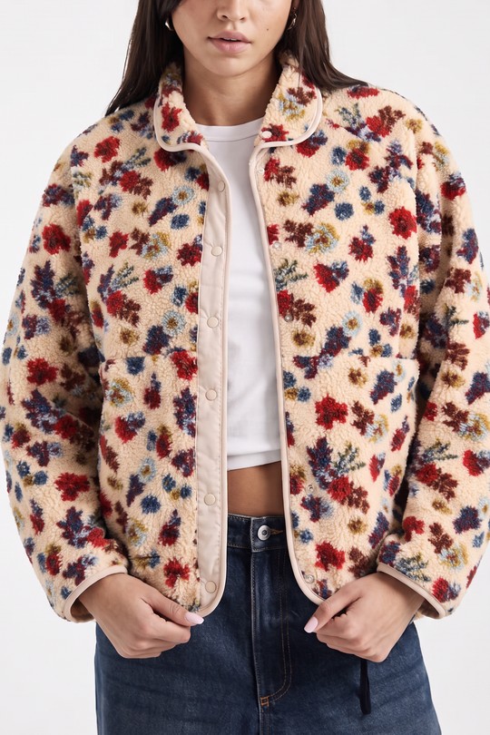 8562 FLOWERS-BEIGE