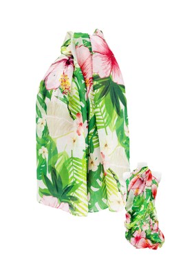 PL26809-PRINT FLEURI