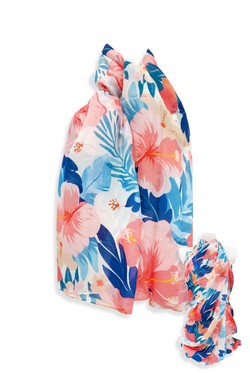 PL26813-PRINT FLEURI