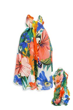 PL26817-PRINT FLEURI