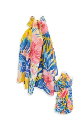 PL26818-PRINT FLEURI