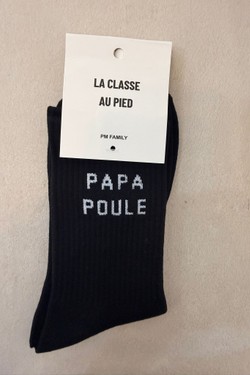 H290-PAPA POULE-BLANC