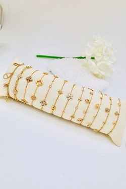 LOT321 (LOT DE BRACELETS)-OR