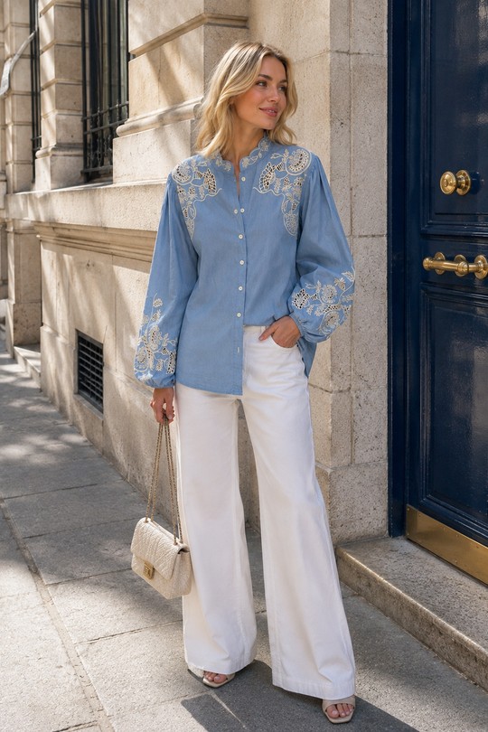 1D2235-CHEMISE-BLEU